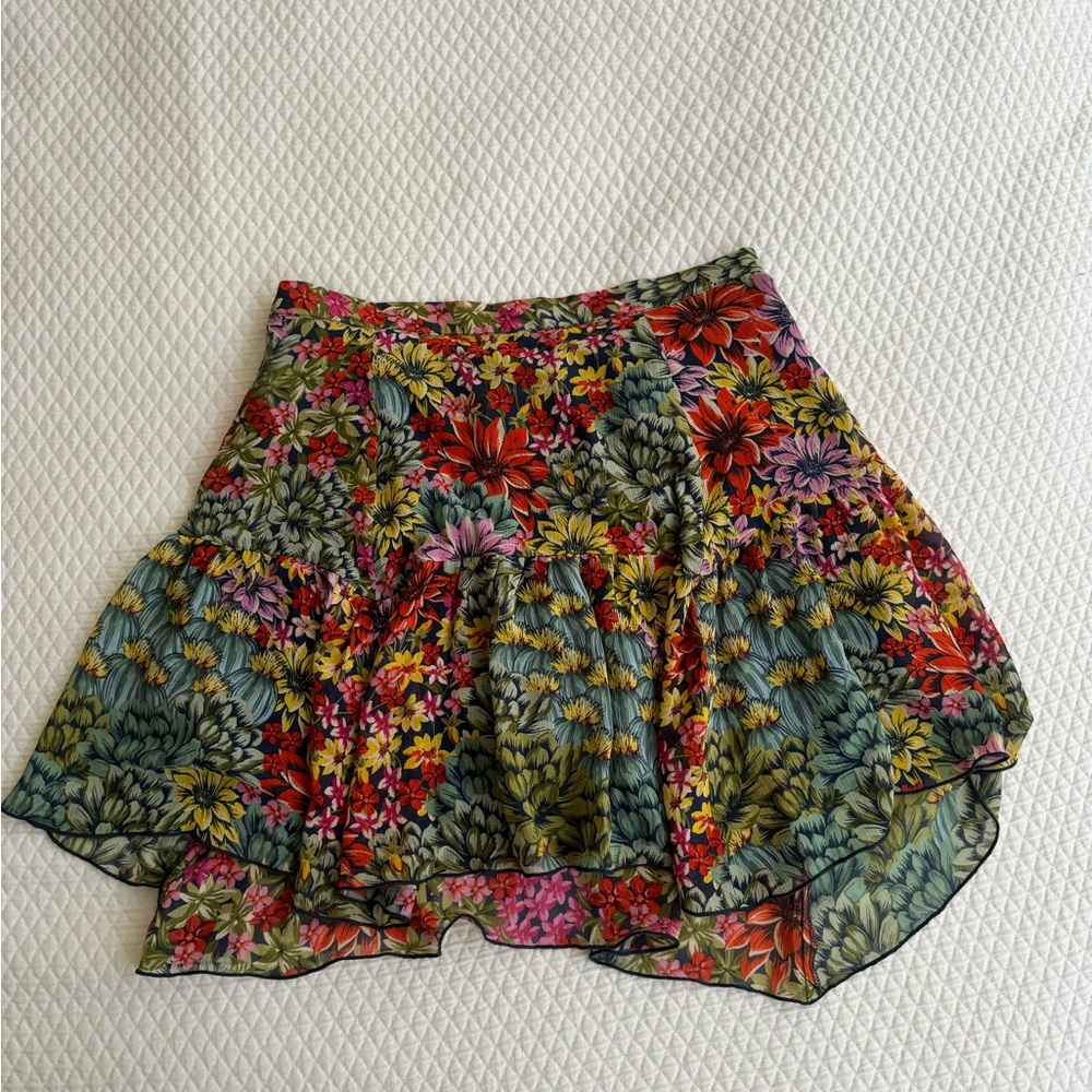 Urban Outfitters Floral Mini Skirt - Multicolor